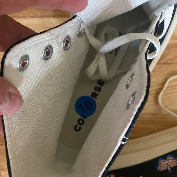 Butterfly High-Top Women's Sneakers - Black - Picture 4 of 4